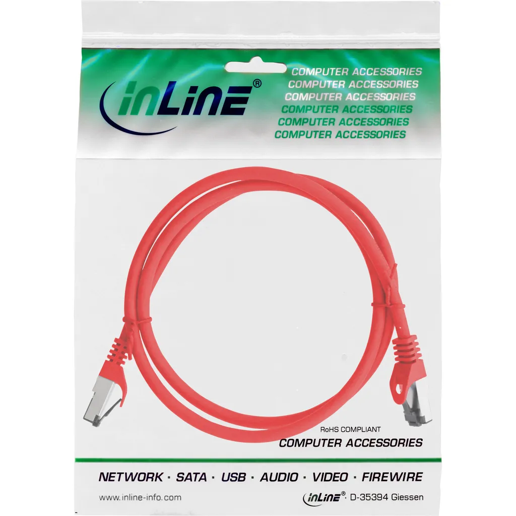 InLine Cavo Patch CAT 8.1 3m SFTP PiMF - 40Gbps 2000MHz Professionale - 3
