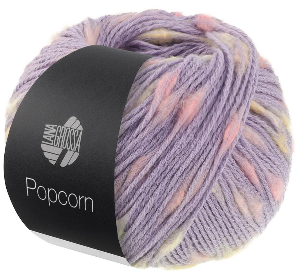 Lana Grossa - Popcorn 0005 veilchenblau rosa vanille Produktbild 
