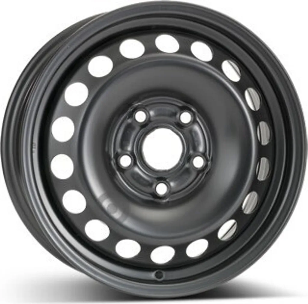 Jante en tôle robuste ALCAR ACCIAIO 7755 15 pouces 5x112 noire