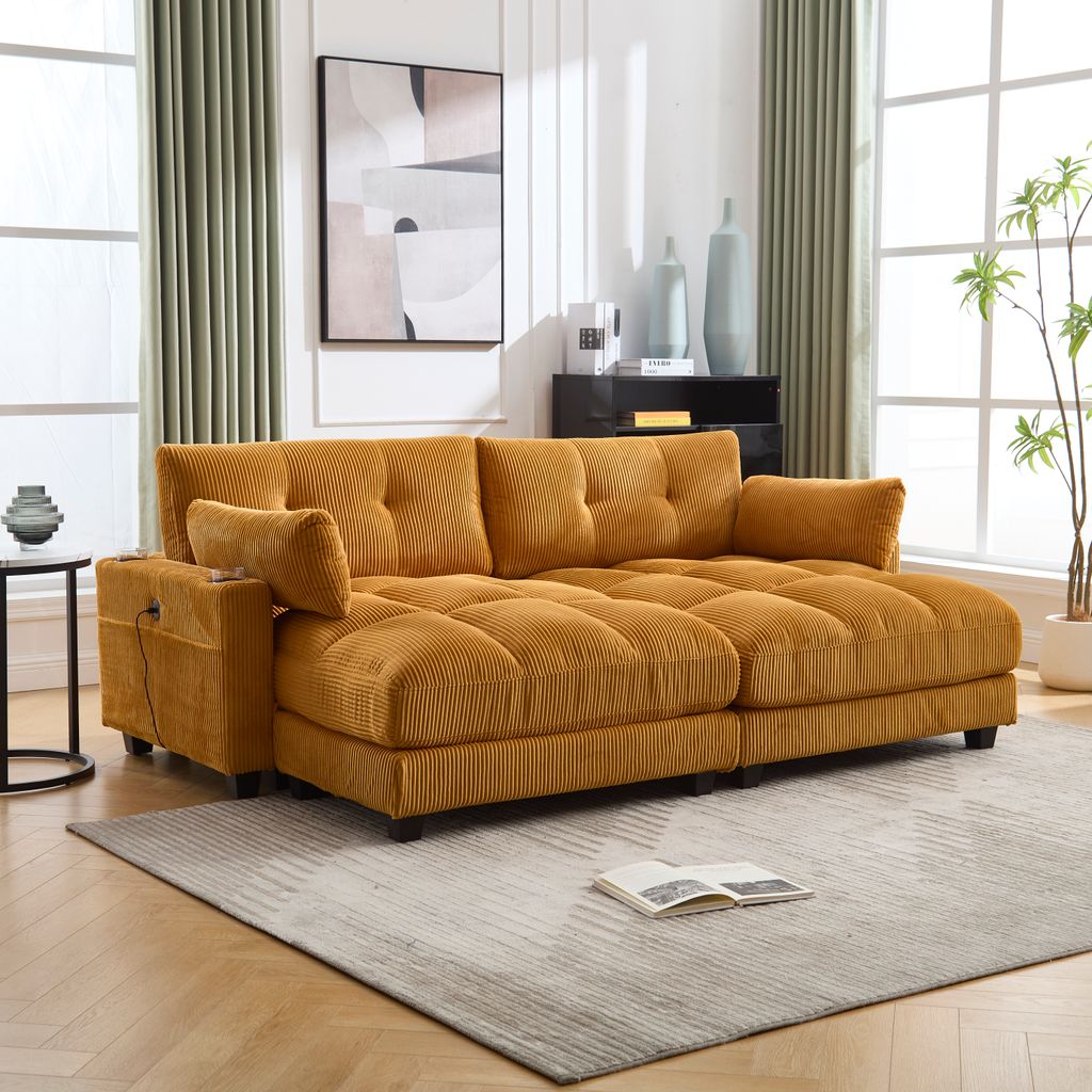 STILVORA Ecksofa Zweiteiliges Set Relaxsofa Loungesofa mit Produktbild 