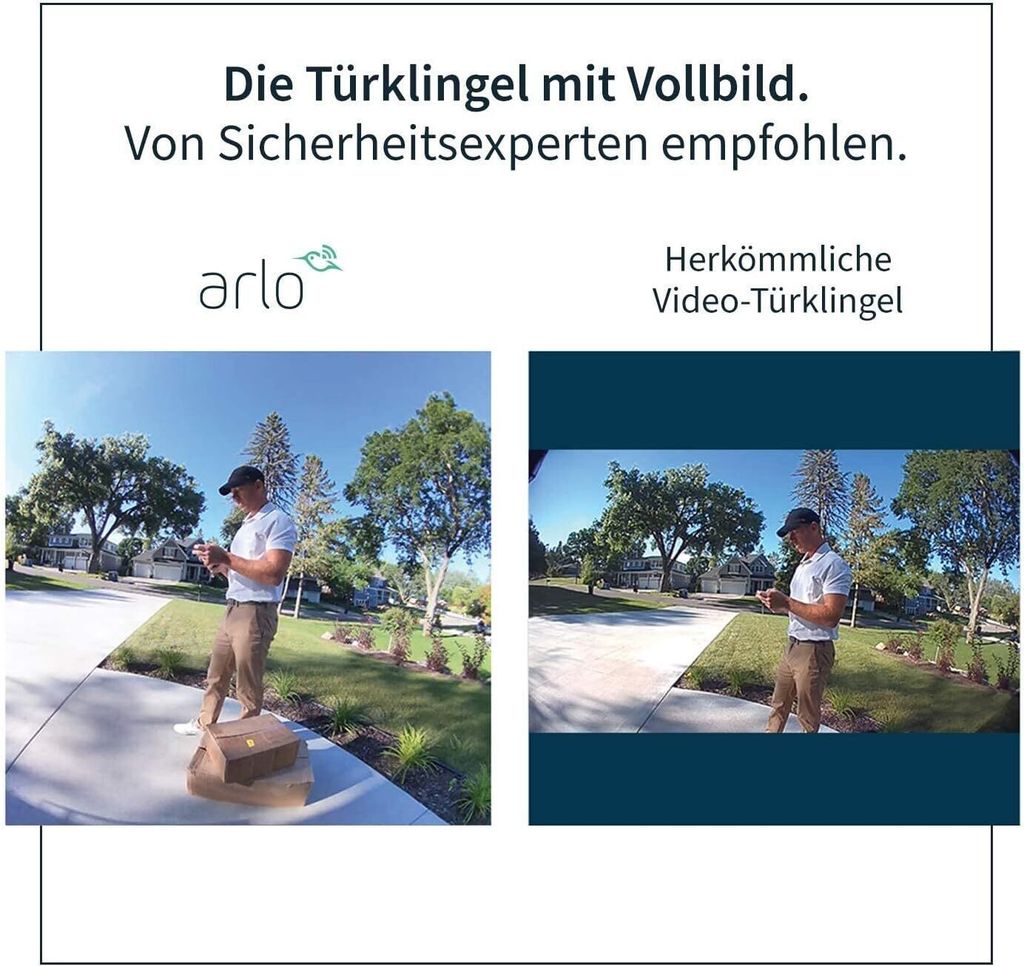 Arlo Video Doorbell, Kabellos weiß ‎AVD2001-100EUS Produktbild 10