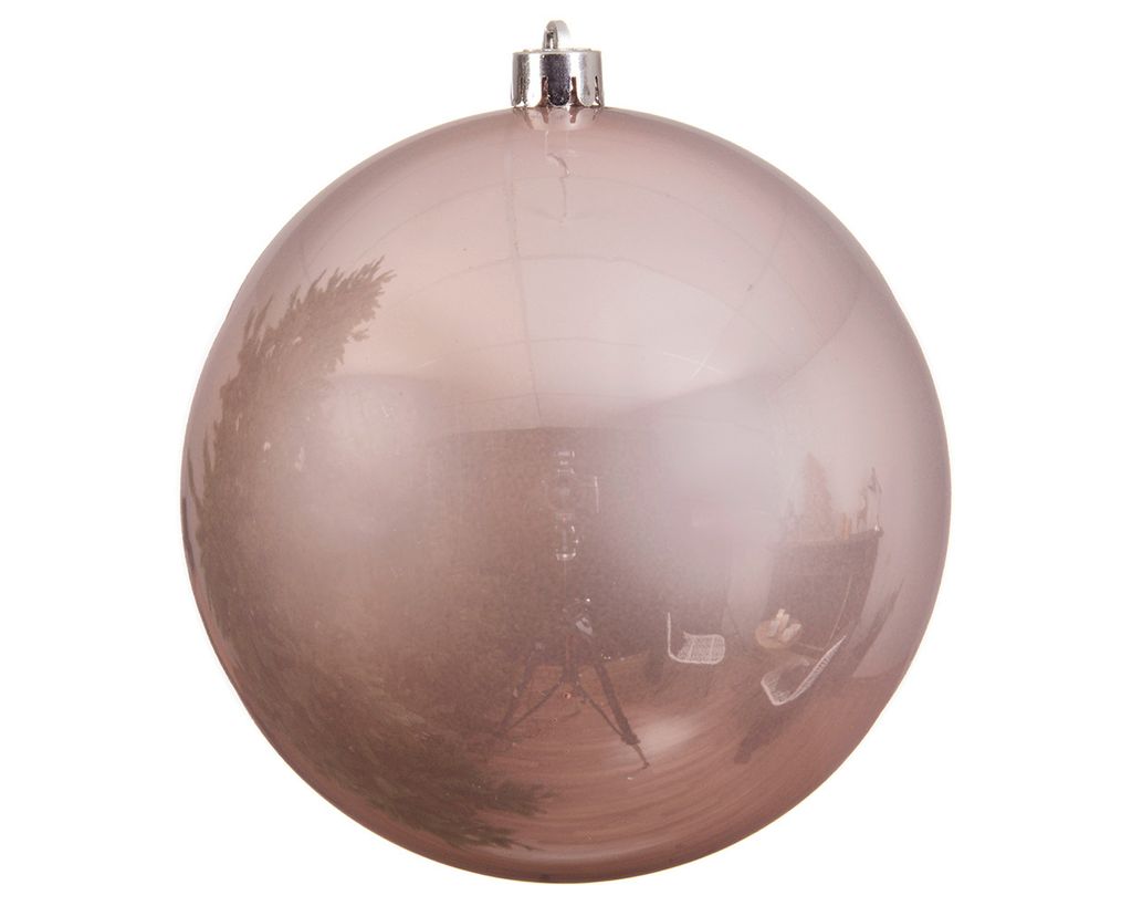 Weihnachtskugeln Kunststoff 14cm 1 Stück - Rosa Produktbild 