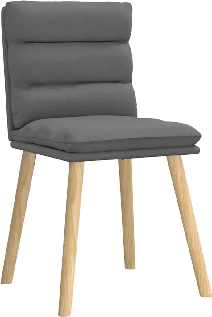 Offerta Set 2 Sedie Sala da Pranzo Grigio Scuro - Qualità a Buon Prezzo - 3