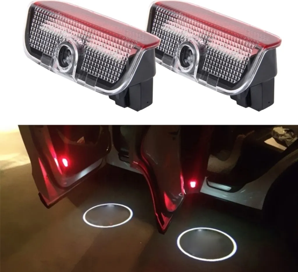 Luci di Cortesia LED Skoda con Proiezione Logo 3D - Pack da 2
