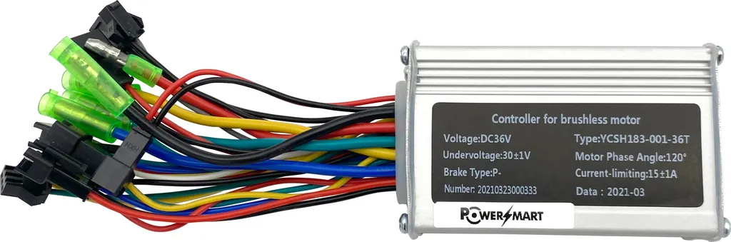 Kit Centralina + Display Led + Pas Universale 36V 15A Per Motori Brushless - Capobranco