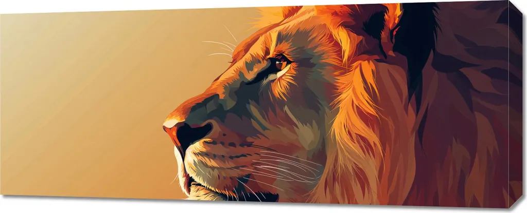Image Roi 100 x 40 cm - Habillez vos Murs Vides avec Style et Force