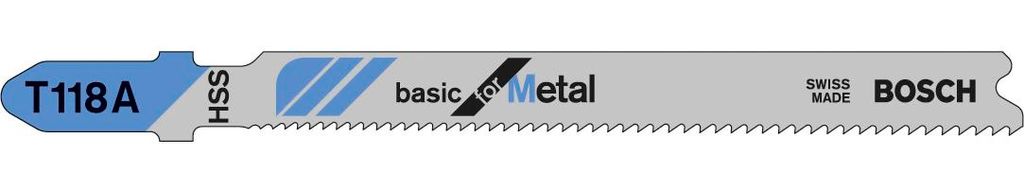 2er-Set BOSCH T118a Schnell- und Grobschneidklingen für mittleres Metall