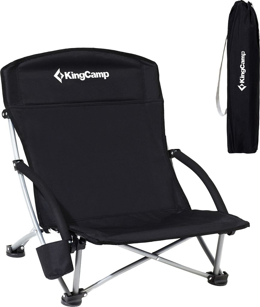 Kemping skládací židle KING CAMP Deluxe s opěrkami ocel - Obrázek produktu 