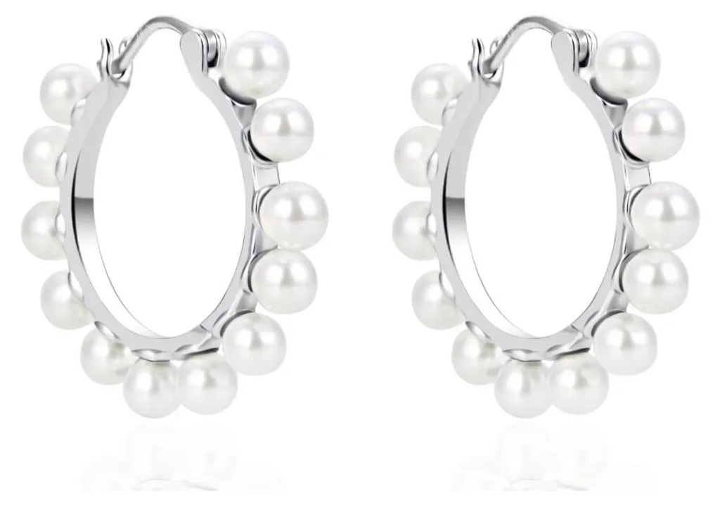 Bague en argent 925 avec perle de culture véritable AGT-E047K-P