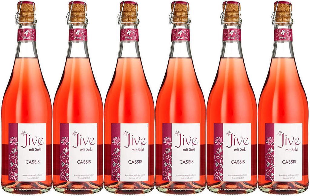 Jive Cassis spritziger Sektcocktail mit Johannisbeer Aroma Produktbild 