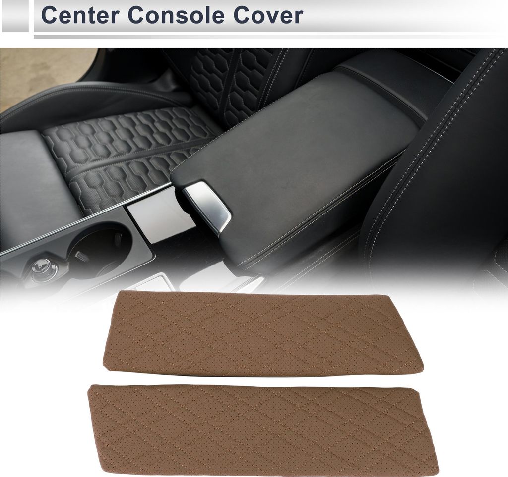 Auto Mittelkonsole Abdeckung Für BMW 5 Series G30 2018-2023 Braun 1 Set