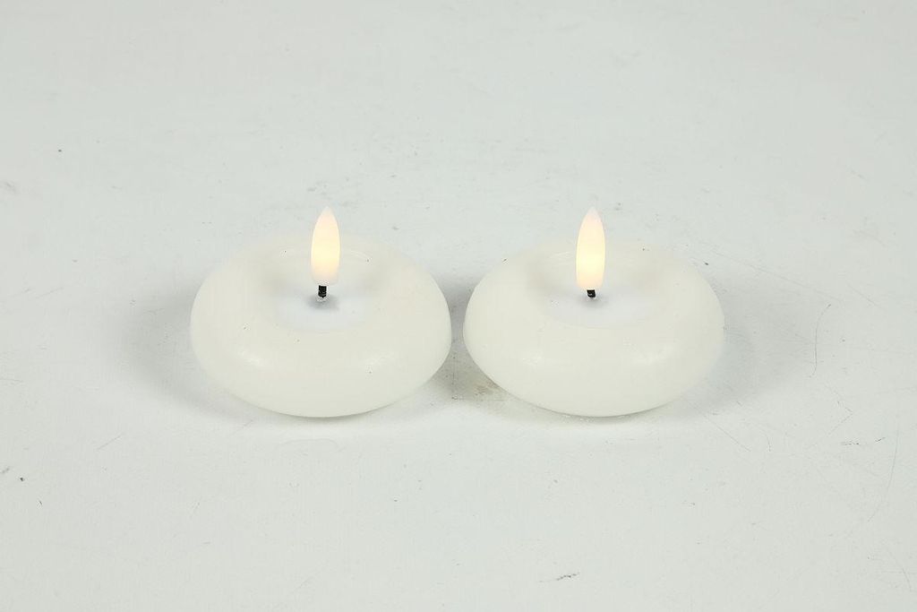 Countryfield LED Schwimmkerze Spielzeug dekorativ 7,5cm weiß 2 Stück