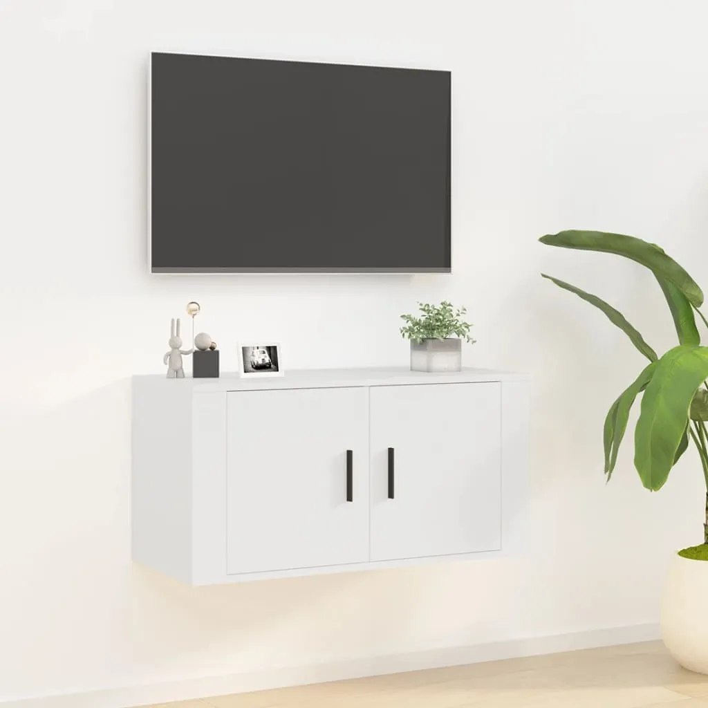 Crea il Tuo Angolo Relax con la Parete TV Bianca The Living Store 80cm