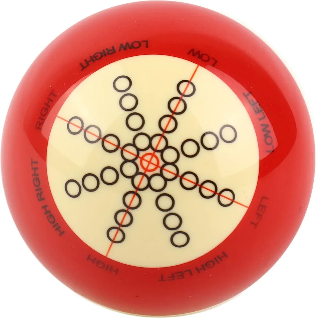 Bille de pool américain 57,2mm en résine haute qualité pour exercices