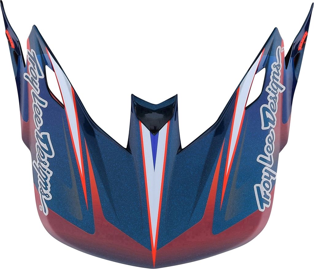 Troy Lee Designs SE5 Helmvisier, Lines, blue
