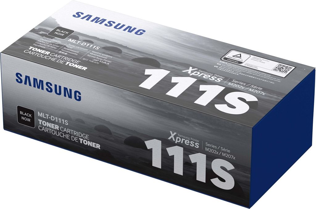 HP Wkład z czarnym tonerem Samsung MLT-D111S, Czarny, 1 Zdjęcie produktu 