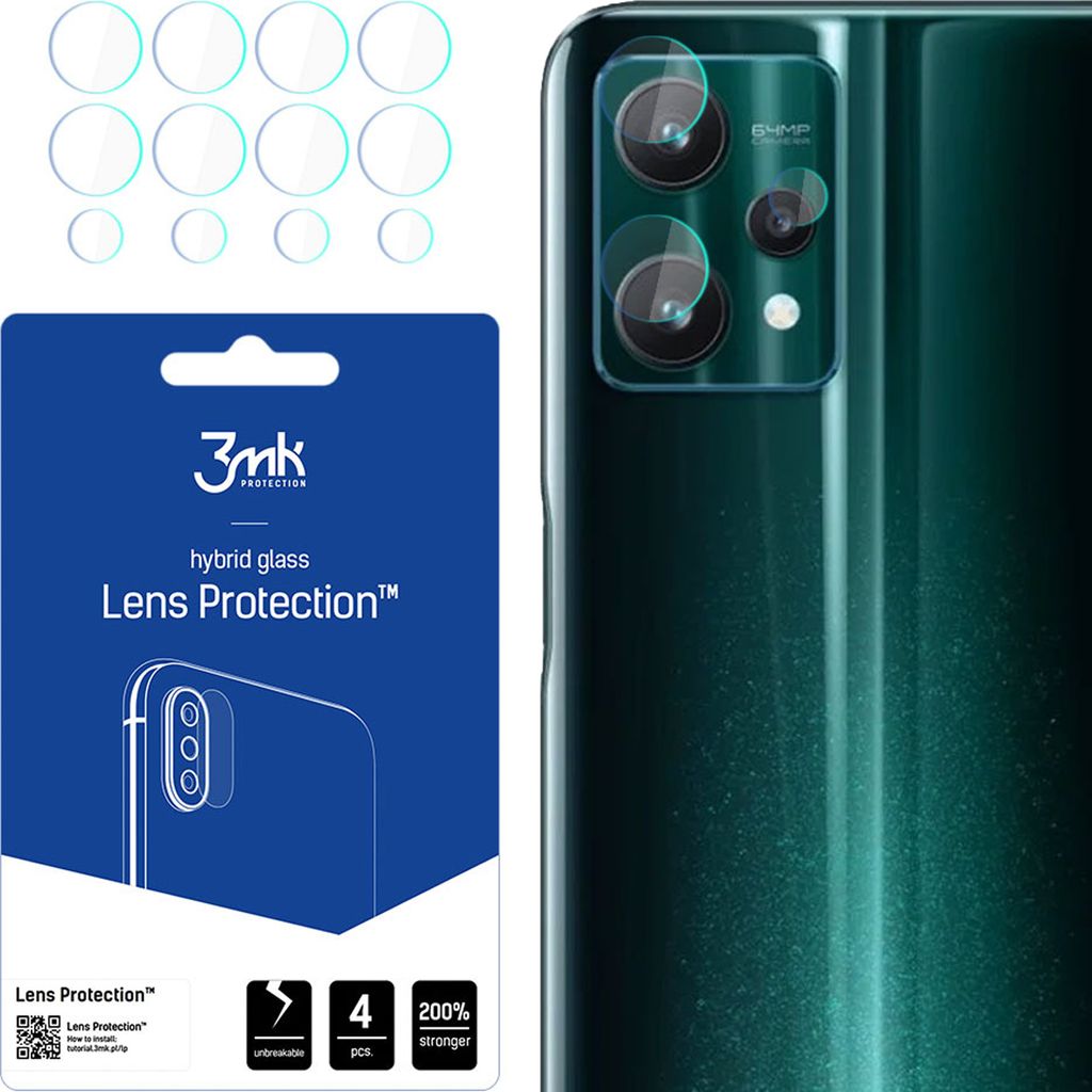 3mk Kameraschutz für Realme 9 Pro, 4 Stück
