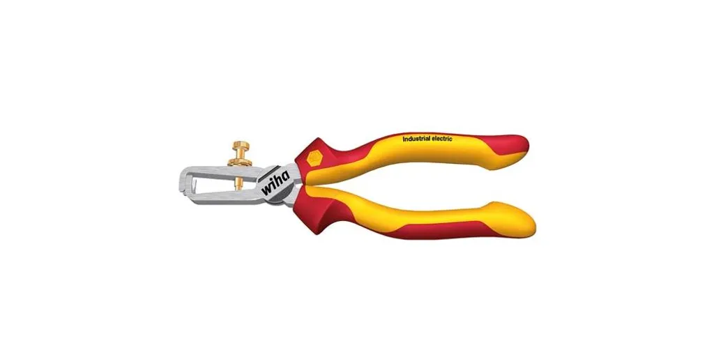 Pince à dénuder Industrial L.160mm tête polie VDE pour électricien