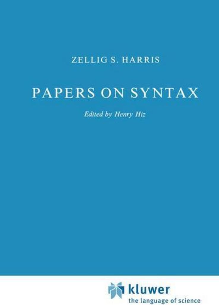 Papiere zur Syntax