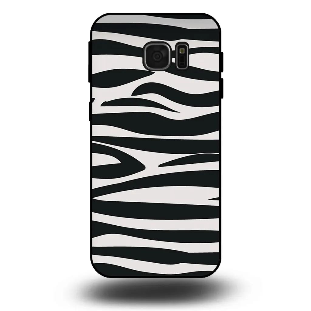 Cover Zebra Samsung A40 Smartphonica | Stile Urban Bianco Nero
