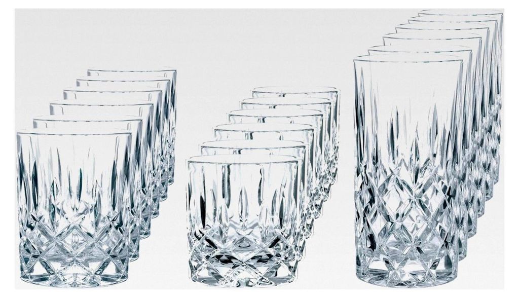 Spiegelau Noblesse Becher Set 18-teilig Klar
