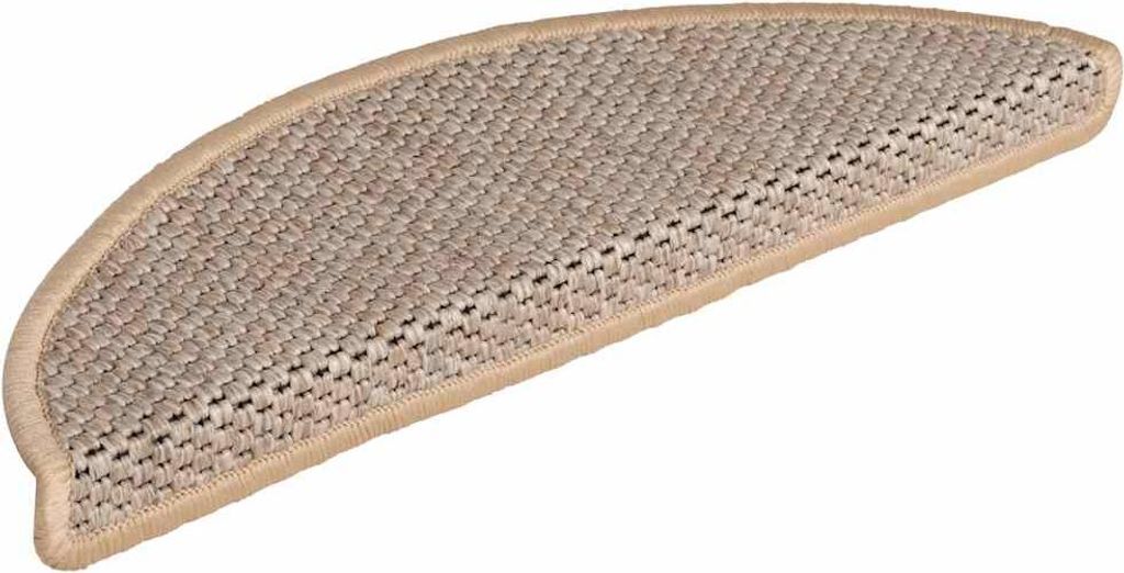 vidaXL Stufenmatten Selbstklebend Sisal-Optik 30 Stk. 56x17x3 cm
