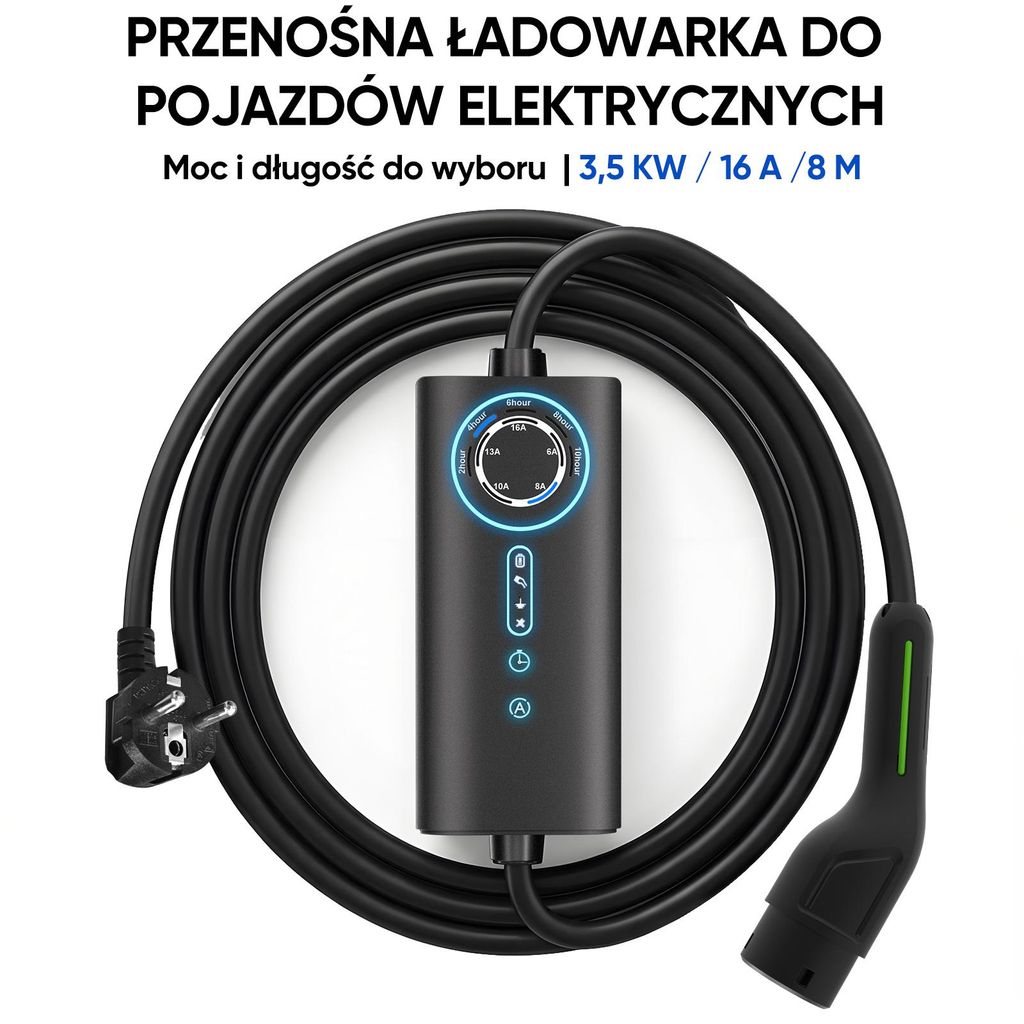 Przenośna ładowarka do pojazdów elektrycznych typu 2, Zdjęcie produktu 