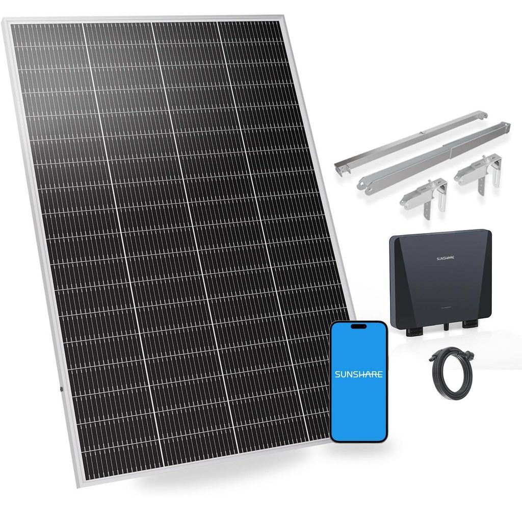 SUNSHARE Ray Lite Set mit Halterung 200 W Produktbild 