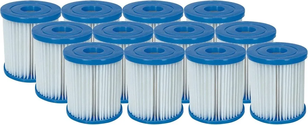 Filtre piscine Type II Bestway 58094 haute densité - Pack de 12 unités