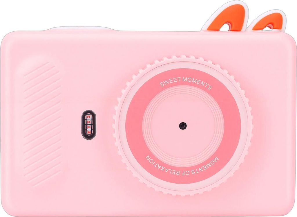 KI-Kinderkamera HD-Videoaufzeichnung 2,4 GHz WLAN LCD-Touchscreen KI-Lernfähige digitale Videokamera Rosa