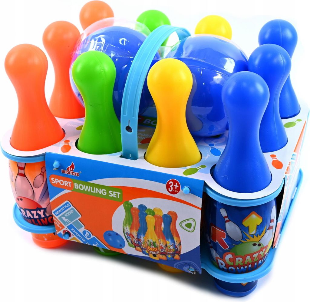 Kolorowe Kręgle Dla Dzieci Bowling Zestaw Do Gry Zdjęcie produktu 