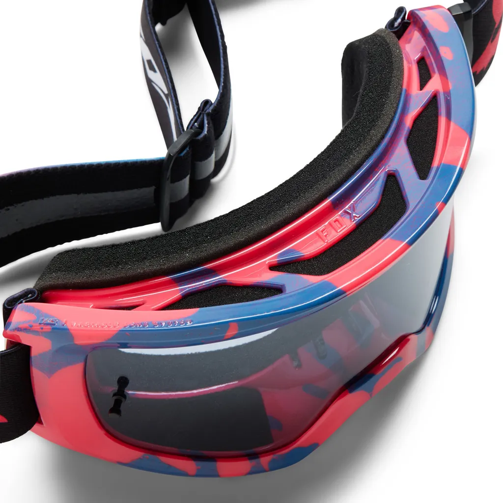 Masque de motocross FOX Main Morphic bleu et rose taille unique - 2
