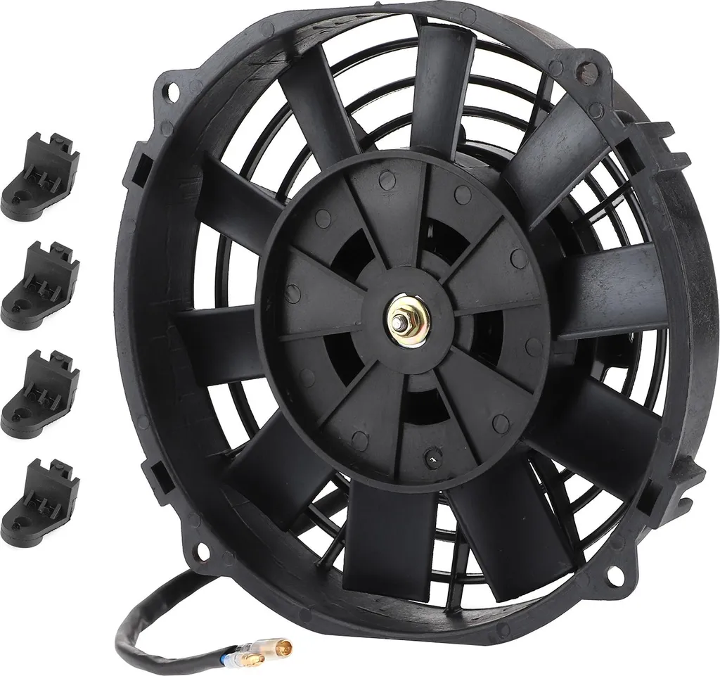 Ventilateur de radiateur auto 8" 12V soufflant/aspirant universel