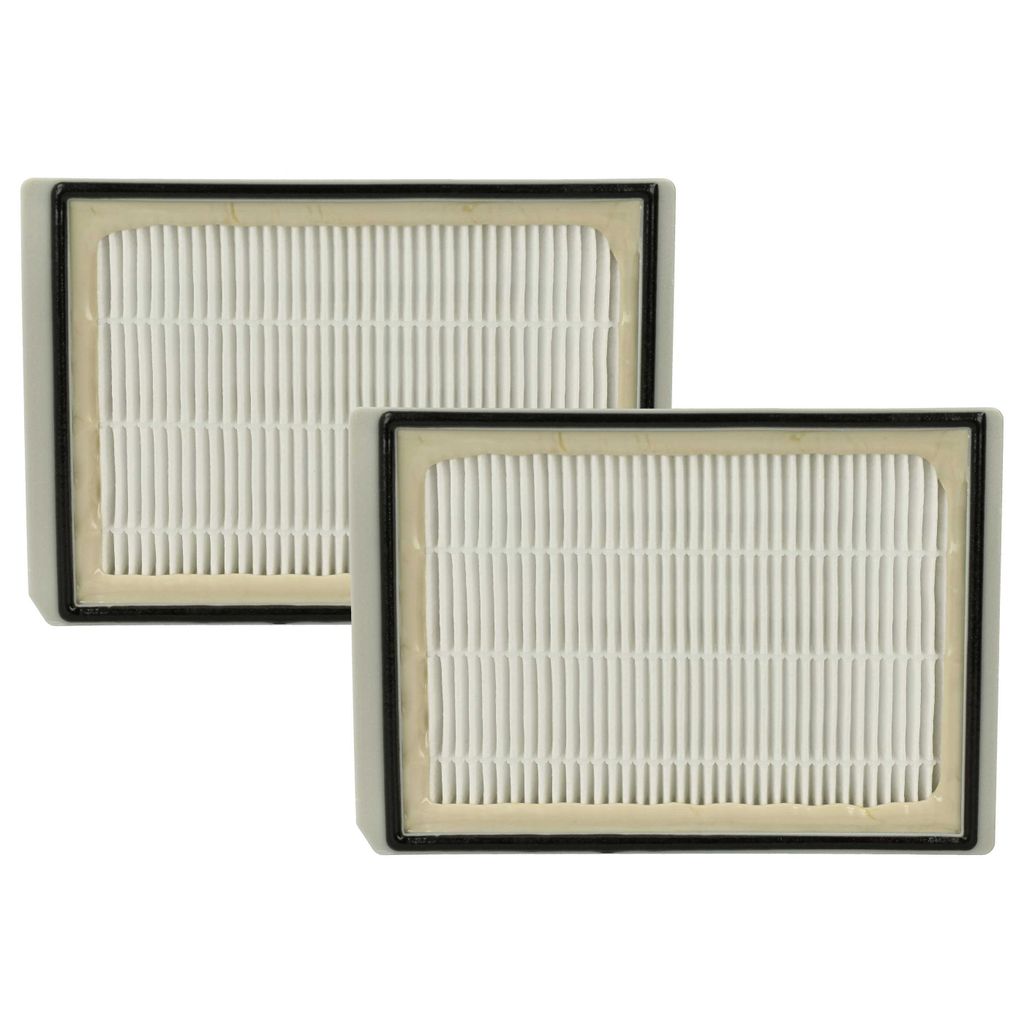 vhbw 2x Staubsaugerfilter kompatibel mit Kärcher VS5KC03CH, VS5KC03CH/06, VS5KC03CH06, VS5KC03GB, VS5KC03GB/06 Staubsauger - HEPA-Filter Grau Weiß