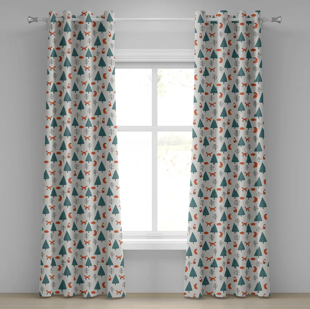 Tende Decorative 280x225 Volpi Inverno - ABAKUHAUS Design Moderno