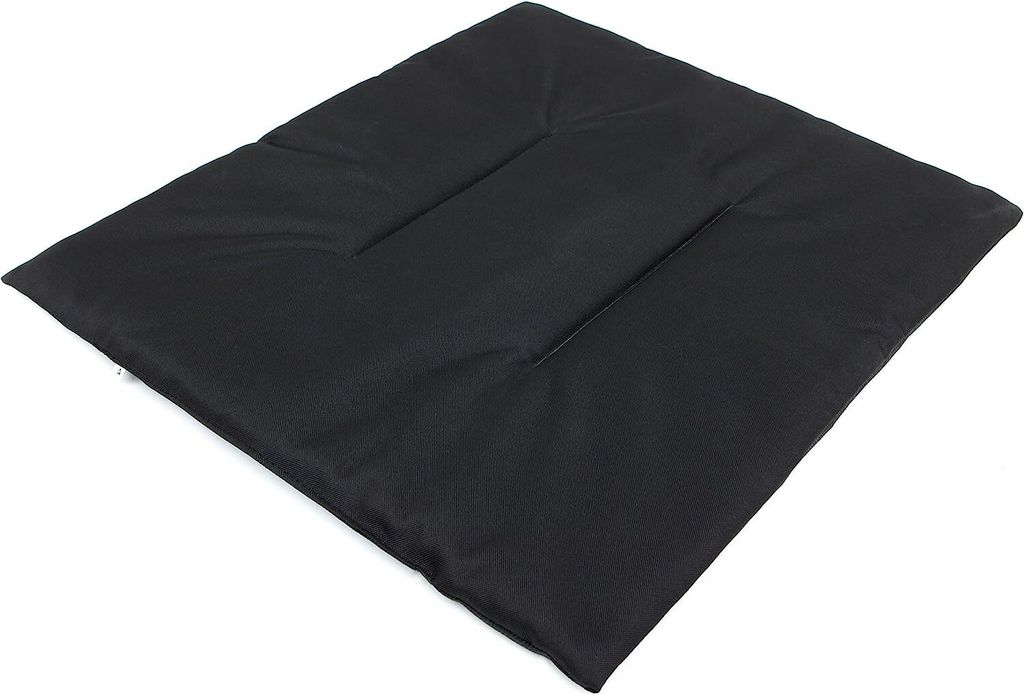 PillowPrim Hundekissen Hundekorb Kissen Hundepolster Hundehütte Polster Betten große Hunde R6-78 x 68 cm Schwarz Codura