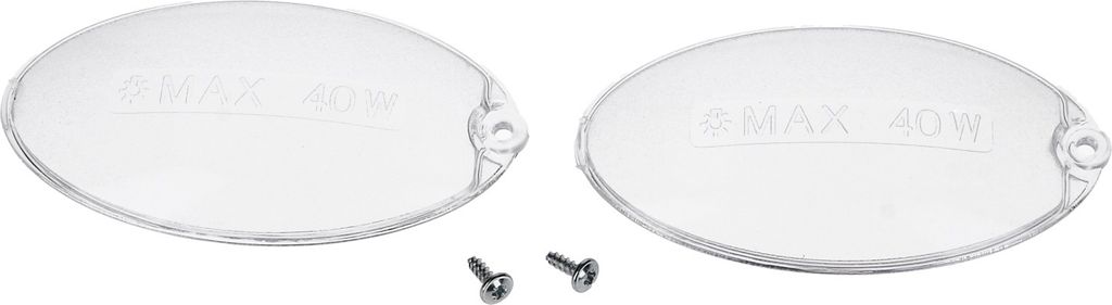 easyPART passend für 9188065409 Beko Lampenabdeckung Set für Dunstabzugshaube 2Stk