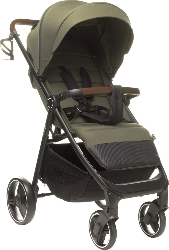 4Baby | Kinderwagen - Buggy Kinderwagen - bis 22 kg - Khaki - leicht, mit Liegeposition, einhand-faltbar - mit Einhand-Faltung - Stinger