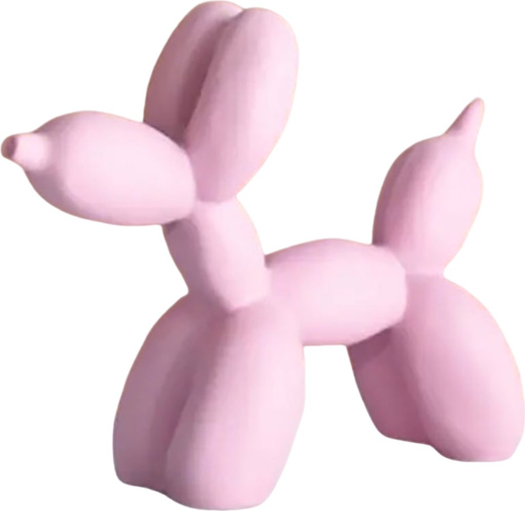 Hundefigur aus Kunstharz, nordischer Welpe, Tischdekoration, einfarbige Mini-Welpenskulptur für Wohnzimmer, Büro, Schlafzimmer