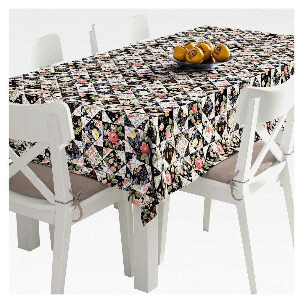 Tischdecke 140 x 400 cm Abwaschbar Gartentischdecke Fleckschutz Wasserabweisend