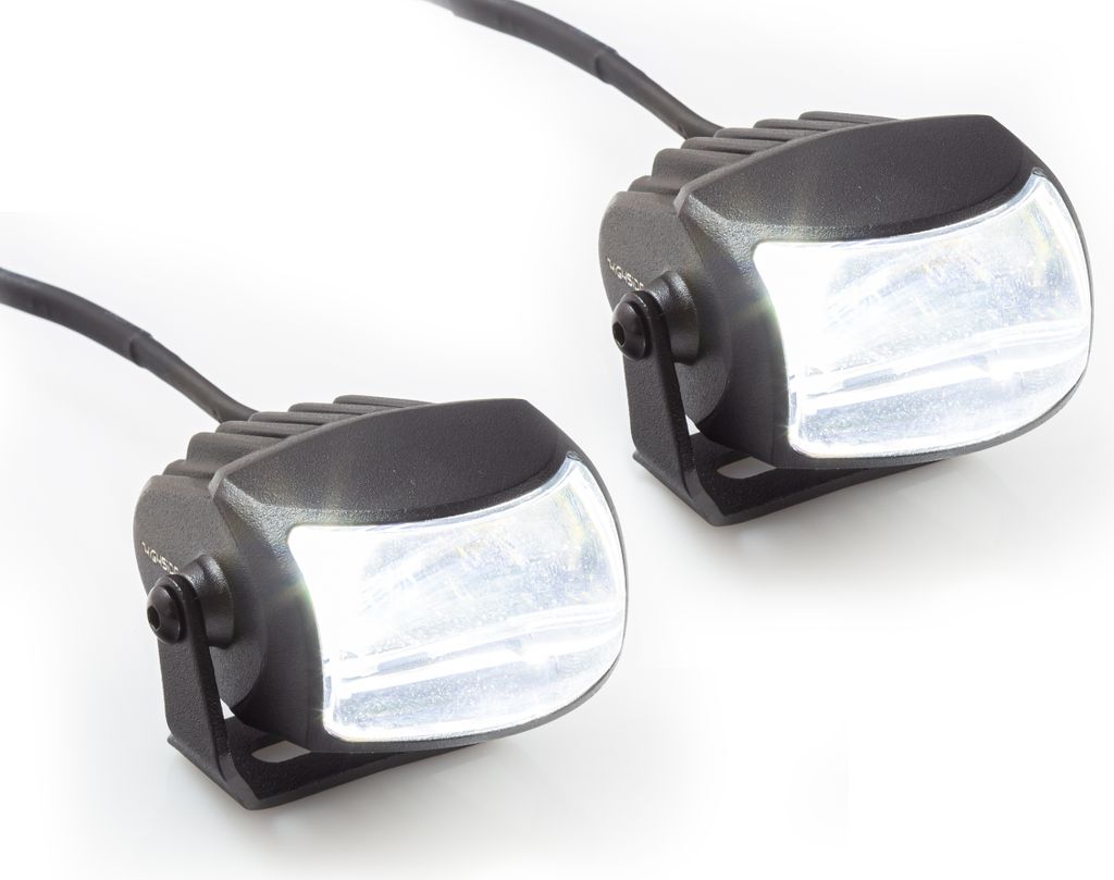 LED Fernscheinwerfer HI-Beam mit Halterung matt schwarz