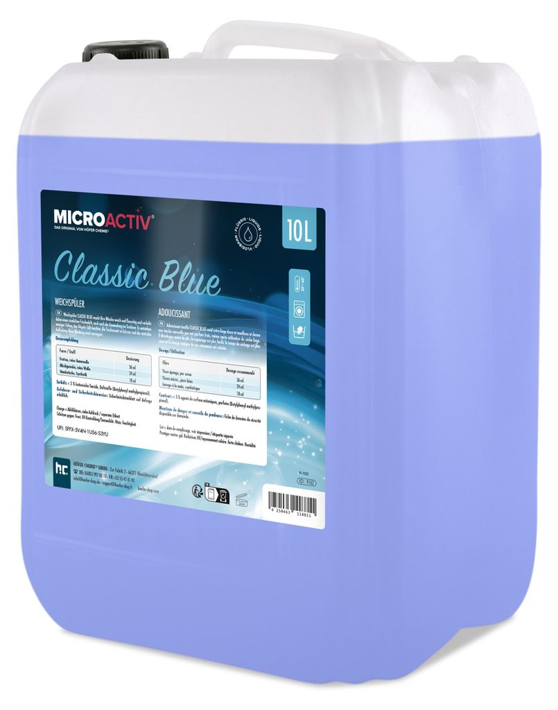 10 L Microactiv® Weichspüler Classic Blue Produktbild 