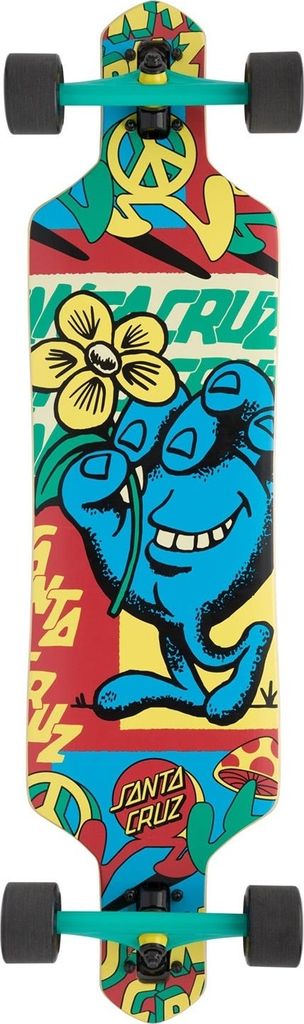 Santa Cruz Drop Through Longboard 36" Journey Multi
