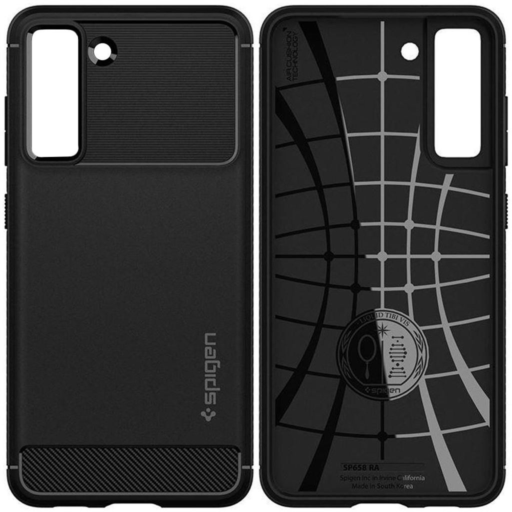 Spigen Rugged Armor Galaxy S21 Fe Mattschwarz Immagine del prodotto 