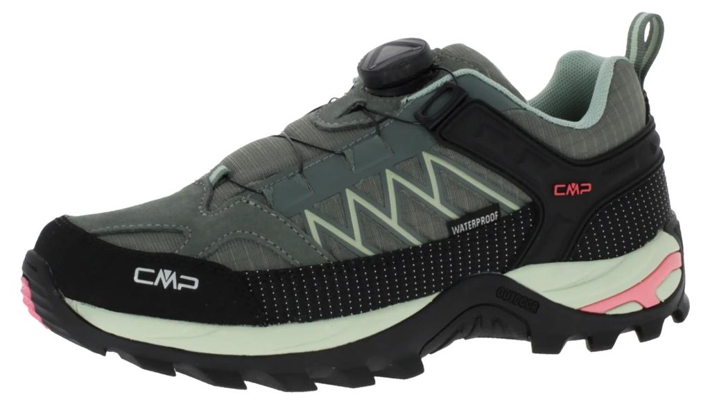 CMP Rigel Low WMN Fitgo wasserdichte und praktische Wanderhalbschuhe mit griffiger Laufsohle und Fitgo Schnellverschluss | Trekkingschuhe |Avocado/...