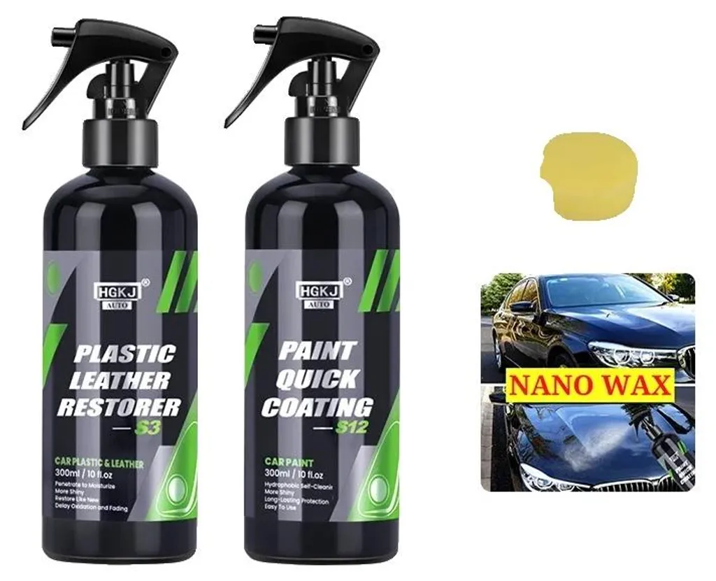 Rénovateur Cuir et Plastique pour Entretien Auto et Maison 300ml