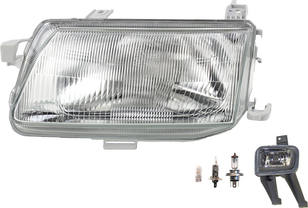 Johns, Scheinwerfer Halogen passend für Opel Astra F 09/94-09/98 H4 L + Nebel+Leuchtmi. 1216513 1216509 1216520 1216517 1216519 90511087 90511093 ...