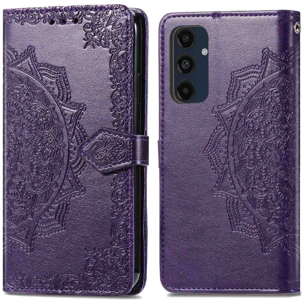 imoshion Custodia a libro Mandala Samsung Galaxy S24 FE - Viola