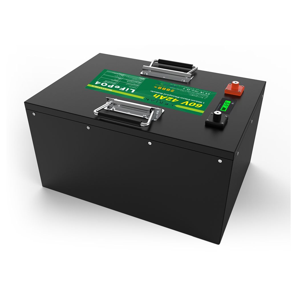 LiFePO4 Akku 60V 42Ah 50A BMS 2520Wh Lithium-Eisenphosphat Batterie