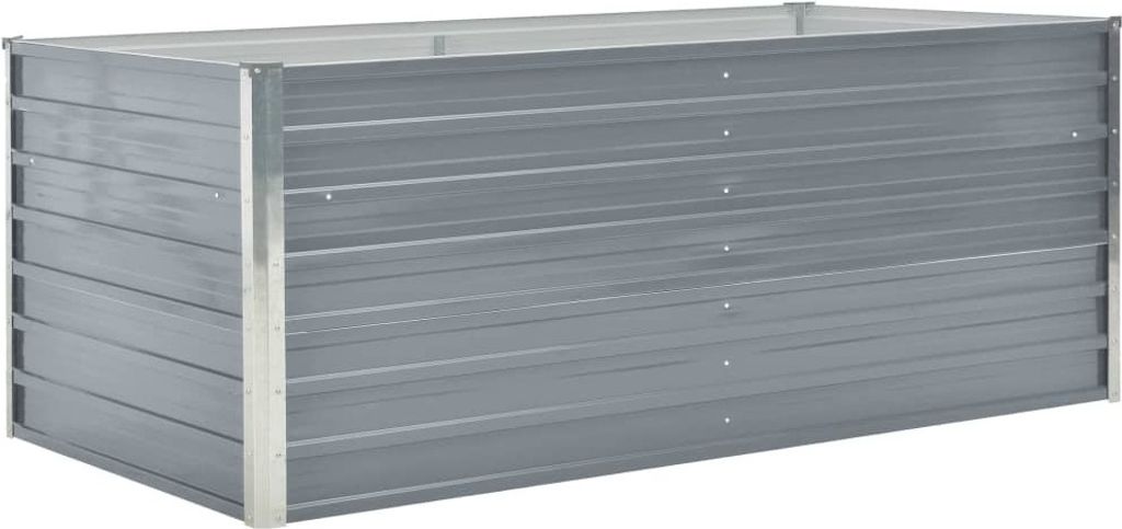 vidaXL Podwyższone łóżko 160 x 80 x 45 cm Stal ocynkowana Zdjęcie produktu 